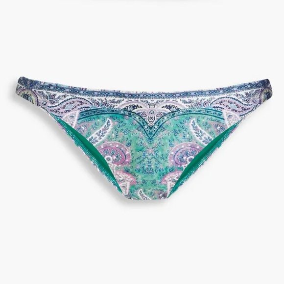NWT$225 ZIMMERMANN Anneke Paisley-Print Bikini Bottom Briefs 2 (6-8) - Picture 2 of 12